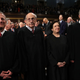 U.S. Supreme Court Chief Justice John G. Roberts, U.S. Supreme Court Associate Justice Stephen G. Breyer, U.S. Supreme Court Associate Justice Elena Kagan, U.S. Supreme Court Associate Justice Neil M. Gorsuch during the State of the Union address.